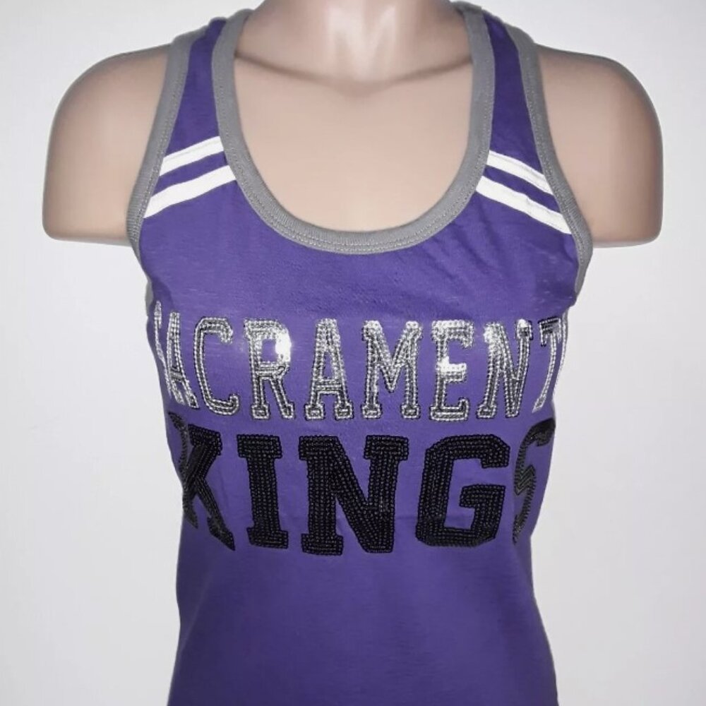 SACRAMENTO KINGS NBA 5th & Ocean by NEW ERA Womens Tank Top